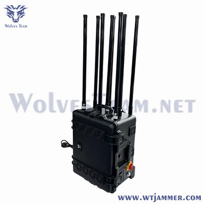 comprar Disposición de bombas con alta potencia, bloqueador de señal, 10 bandas de control remoto y dispositivo anti-drones. Fabricación en línea