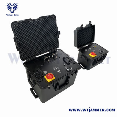 comprar Bloqueador antidrones multicanal portátil de alta potencia, bloqueador de señal RF Modular con antenas Omni/Panel para seguridad al aire libre Fabricación en línea