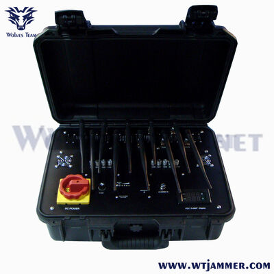 comprar Interruptor de señal robusto de 10 bandas, bloqueador de RF de caja dura impermeable para reuniones confidenciales y misiones de seguridad Fabricación en línea