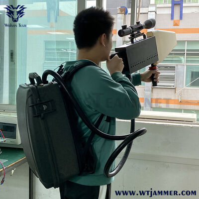 comprar Bloqueador táctico anti-drones con mochila - Bloqueador de señal direccional portátil de alta potencia con alcance Fabricación en línea