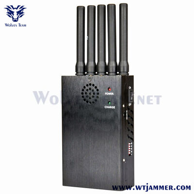 comprar Interruptor de señal GPS portátil de 5 canales / 2G / 3G / 4G / WiFi Fabricación en línea