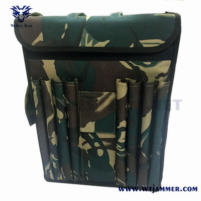 comprar Emisión de señal RF estilo mochila con 6 antenas para GPS, WIFI, blindaje antidrones y anti-IED Fabricación en línea