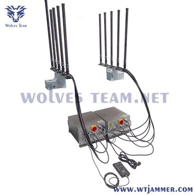 comprar 10 el vehículo de los canales 100W montó la emisión llena de la señal de la banda del UAV del abejón de 5G GPS Fabricación en línea