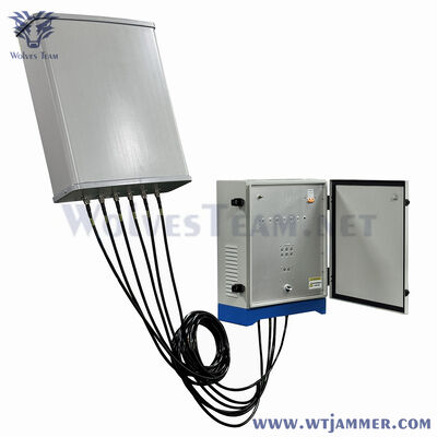 comprar 6 bandas 300W bloqueador de señales a prueba de agua exterior con antenas direccionales Fabricación en línea