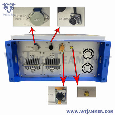 comprar bloqueador impermeable anti al aire libre de GPS 4G 5G de la emisión de alta potencia de 300W 6 canales Fabricación en línea