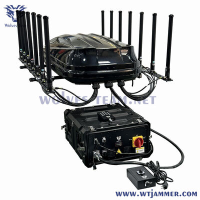 comprar 8 canales de RF independientes 400W Bloqueador de vehículos a prueba de agua | para aplicación de la ley y gestión de sitios de emergencia Fabricación en línea