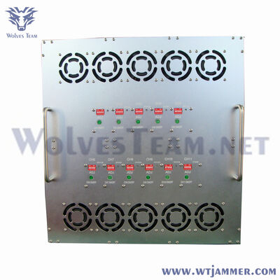 comprar 13 bandas a prueba de agua de frecuencia completa teléfono celular / GPS / LoJack / VHF / UHF / 5G Jammer de señal 1000m de cobertura Fabricación en línea