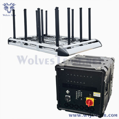 comprar Bloqueador de señal de vehículo de banda completa de 20-6000 MHz para seguridad de convoyes VVIP Fabricación en línea