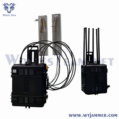 comprar 800W 8 bandas maletín interferencia de señal con ruedas todas las frecuencias de cobertura Fabricación en línea