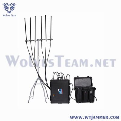 comprar 6 canales 300W bloqueador de señal de alta potencia - Bloque 2G / 3G / 4G / WiFi / GPS Fabricación en línea