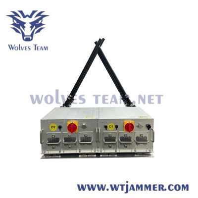 comprar 600W 10 bandas Antennas ajustables jammer de señal IP65 calificado para uso en todo tiempo Fabricación en línea