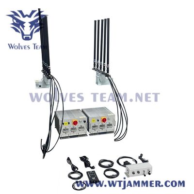 comprar 8 antenas al aire libre 400W bloqueador de señal para el pequeño convoy y seguridad del sitio Fabricación en línea