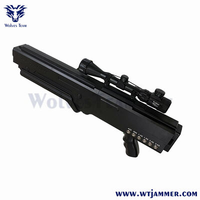 comprar 10 Jammer Anti-UAV portátil de alta potencia de 100W para defensa de sitios críticos Fabricación en línea