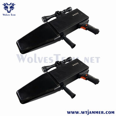 comprar Bloqueador de drones de alta potencia de 8 bandas y 60 W, cobertura de 1500 m (tipo portátil para exteriores) Fabricación en línea