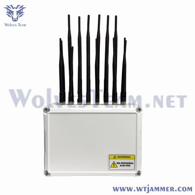 comprar Bloqueador de señal de teléfono móvil de escritorio de alta potencia de 10 bandas 100W Fabricación en línea