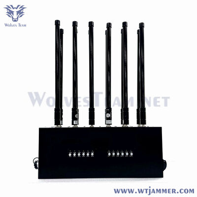 comprar 6 emisión de escritorio de la señal de los canales 300W, bloquean la gama hasta el 100m para 2G/3G/4G/5G/WiFi/GPS Fabricación en línea