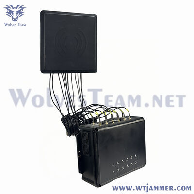 comprar 12 formas de interferencia de señales de UAV de largo alcance con antenas de panel extraíbles para seguridad al aire libre Fabricación en línea