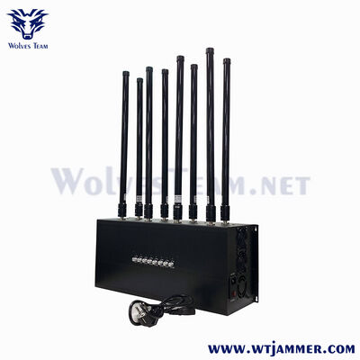 comprar 12 canales de banda completa de la señal de escritorio jammer anti-drone y anti-seguimiento Fabricación en línea