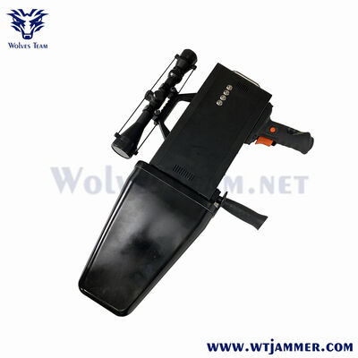 comprar Grado de Fuerzas Armadas Alto Poder Portable Anti-Drone Jammer con Detección y Seguimiento Fabricación en línea
