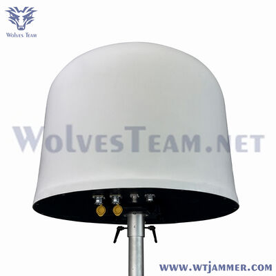 comprar Dron Omni impermeable de 360 ​​°, antena domo con detección RF, montaje en trípode portátil, localizador de señal UAV para seguridad de baja altitud Fabricación en línea