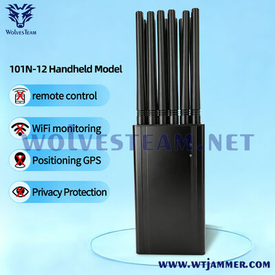 comprar 12 bandas independientes Total 12W RF Equipo de protección de privacidad Apoyo 3G 4G 5G CDMA GPS WiFi Dispositivo de gestión de señales inalámbricas Fabricación en línea