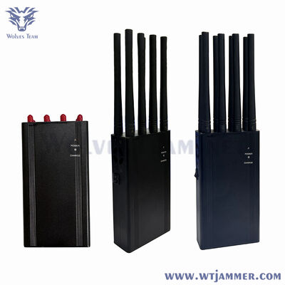 comprar Dispositivo de protección de privacidad RF portátil de alta potencia de 16 W 8 antenas Soporte de cobertura de 30 metros Equipo de gestión de frecuencia celular Lojack GPS GSM Fabricación en línea