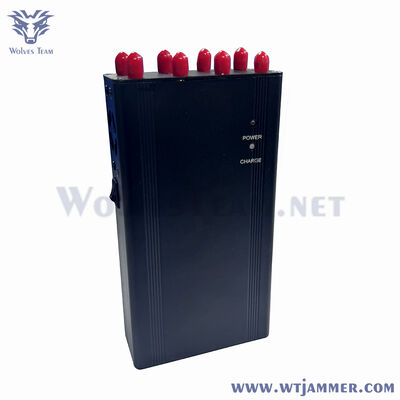 comprar Emisión portátil del teléfono celular de 8 antenas, interferencia de la señal de 2G 3G 4G y de LOJACK GPS WIFI Fabricación en línea