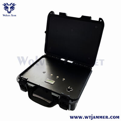 comprar Cartera portátil portátil Drone Jammer Sistema de interferencia de UAV Carry-Case Drone Blocker Cartera de estilo dispositivo anti-drone Fabricación en línea