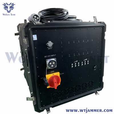 comprar Bloqueador de señales de vehículos de 1000 Watt 20-6000Mhz de cobertura completa VHF UHF GSM WIFI GPS 3G 4G 5G Fabricación en línea