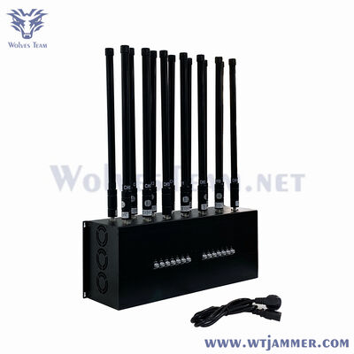 Comprar 14 bandas Jammer de señal de teléfono móvil y WIFI GPS ajustable Fabricación en línea