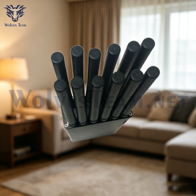 Comprar Jammer de señal Wifi de 12 bandas tipo portátil para áreas pequeñas y locales Fabricación en línea