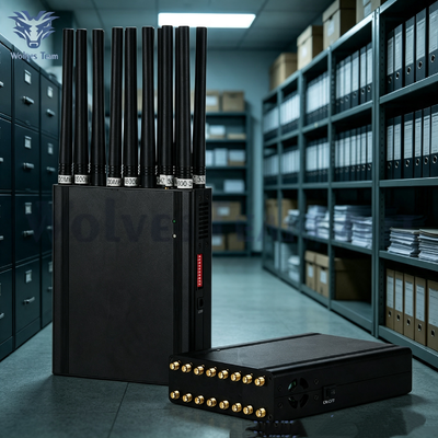 Comprar Bloqueador de señal inalámbrica portátil portátil que admite interferencia de señal de 3G 4G 5G WiFi Bluetooth y teléfono celular Fabricación en línea