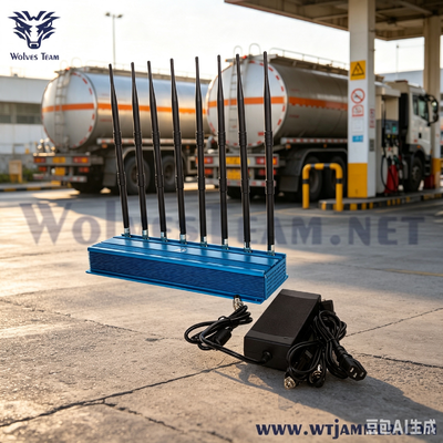 Comprar Inhibidor de señal interior de 20-100 metros Anti 3G 4G 5G Walkie-Talkie para seguridad contra incendios en pequeñas gasolineras Fabricación en línea