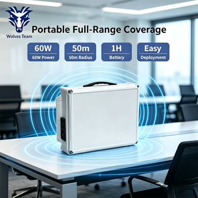 Comprar Jammer de RF de escritorio de 14 bandas de 60W con antena omnidireccional para bloqueo de señal en oficinas y aulas Fabricación en línea