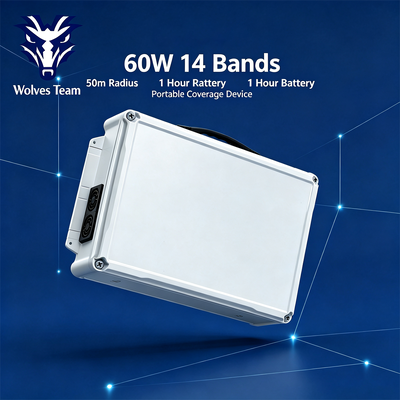 Comprar Interruptor de señal de escritorio de 14 bandas de 60W con antena omnidireccional para protección RF completa Fabricación en línea