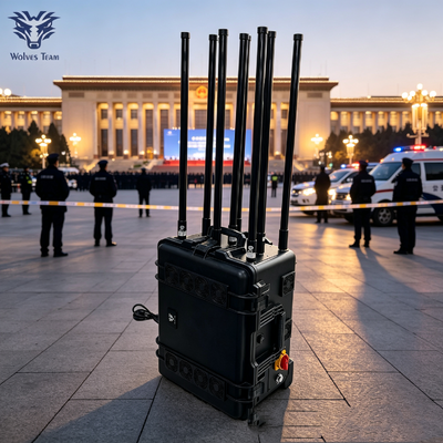 Comprar Inhibidor de señal portátil de 500 W y 10 bandas, ideal para eventos temporales de alto perfil. Fabricación en línea