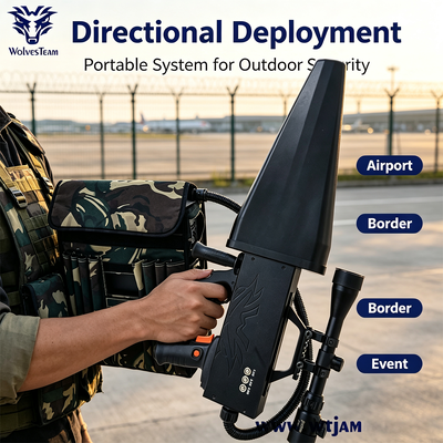 Comprar Sistema anti-UAV con una duración de batería de 1 hora Fabricación en línea