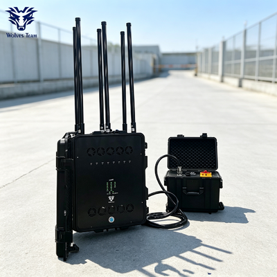 Comprar 500-2000M Jammer de Señal Combinado en Maleta de Alta Potencia y Largo Alcance, Canales de Frecuencia Personalizables para Lugares de Prensa y Conferencias Concurridos Fabricación en línea