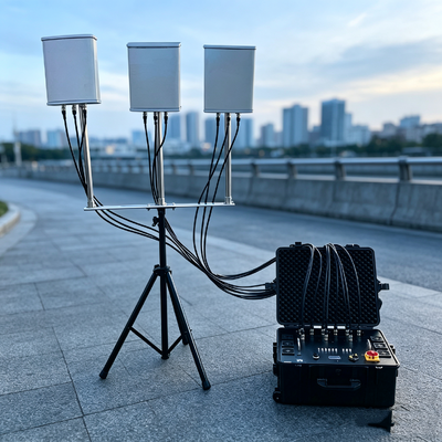 Comprar Jammer de Señal Portátil con Batería Recargable Integrada de Alta Potencia y Antenas Omnidireccionales o Direccionales Fabricación en línea