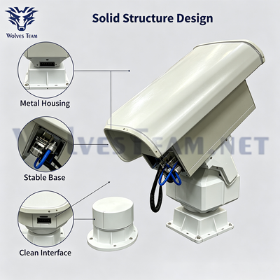 Comprar Sistema direccional anti-drones PTZ de 6 canales y 600W con interferencia GPS L1 2.4G 5.8G Fabricación en línea