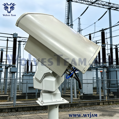 Comprar Bloqueador de Señal de Dron Direccional PTZ de 6 Bandas de 600W Anti Dron Jammer para Infraestructura Crítica Fabricación en línea