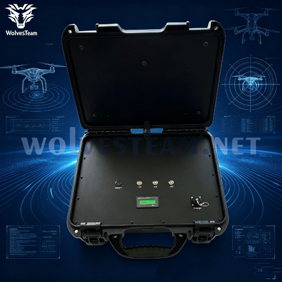 Comprar Dispositivo ligero y portátil de supresión de señales anti-drones de 3 canales con batería recargable incorporada para despliegue de emergencia en exteriores Fabricación en línea