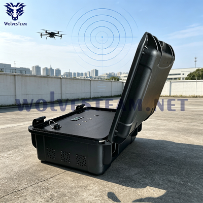 Comprar Jammer de señal portátil diseñado para la supresión de señales anti-dron de 3 canales, que proporciona seguridad y control de comunicaciones Fabricación en línea