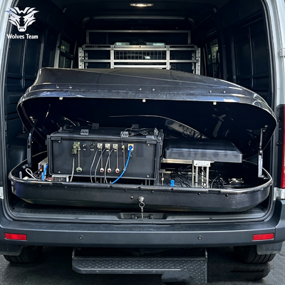 Comprar Jammer de protección de convoy VIP montado en vehículo 20-6000MHz, dispositivo bloqueador de señales RF de teléfono celular y WiFi de banda completa Fabricación en línea