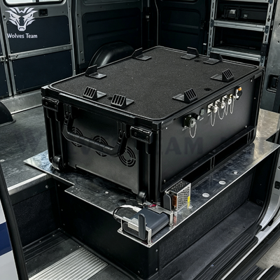 Comprar Instalación encubierta Sistema de supresión de señales de RF de banda completa de 8 canales montado en vehículo para techo Bloqueador de señales inalámbricas de teléfono celular WiFi para protección de seguridad de convoy Fabricación en línea