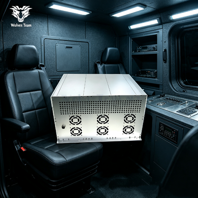 Comprar Jammer Montado en Vehículo, Jammer de Señal Impermeable Radio de Interferencia de 1000M Bloqueador de WiFi GPS de Teléfono Celular Jammer de Seguridad Móvil Fabricación en línea