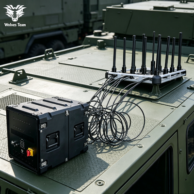 Comprar emisión portátil de la señal del teléfono celular del poder más elevado de la emisión de la bomba del vehículo de las fuerzas armadas de las bandas 600W 12 Fabricación en línea
