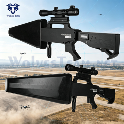 Comprar Pistola Antidron Portátil de Largo Alcance 500-1000m, Dispositivo Portátil de Supresión de Señal Antidron para Gobierno y Seguridad de Sitios Fabricación en línea