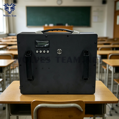 Comprar Bloqueador de señales de interferencia anti-UAV de 4 bandas de frecuencia personalizable en interiores contra drones ilegales para la protección del lugar de examen Fabricación en línea