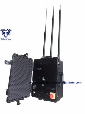 comprar Portable Personalizar frecuencia de alta potencia GSM CDMA 3G 4G 5G WiFi VHF UHF Jammer online manufacture